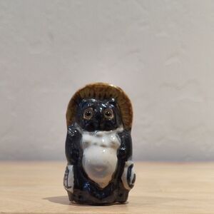 Ceramic Owl Figurine for Small Pets